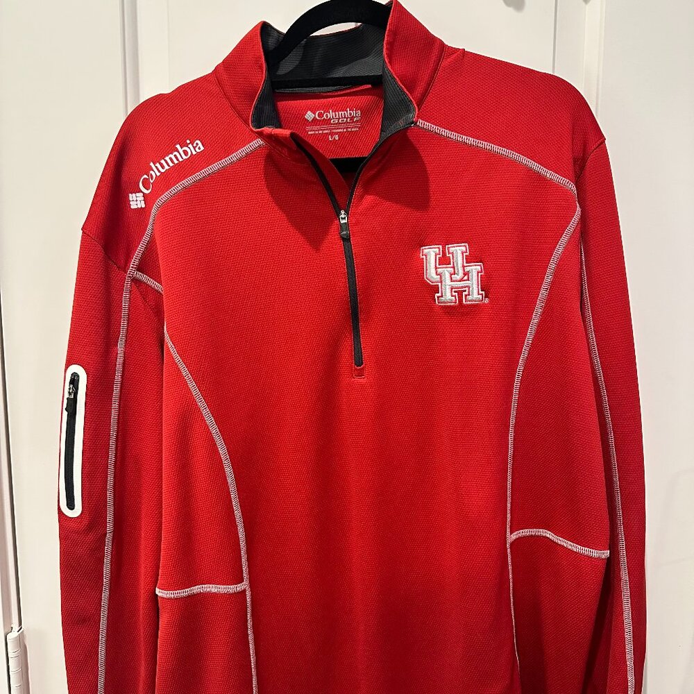 University of Houston Columbia Golf 1/4 Zip